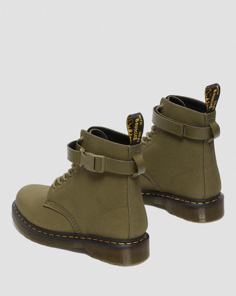 Dr Martens 1460 Futura Olive Reima Snørestøvletter Dame Olivengrønne | Norge 610QMA